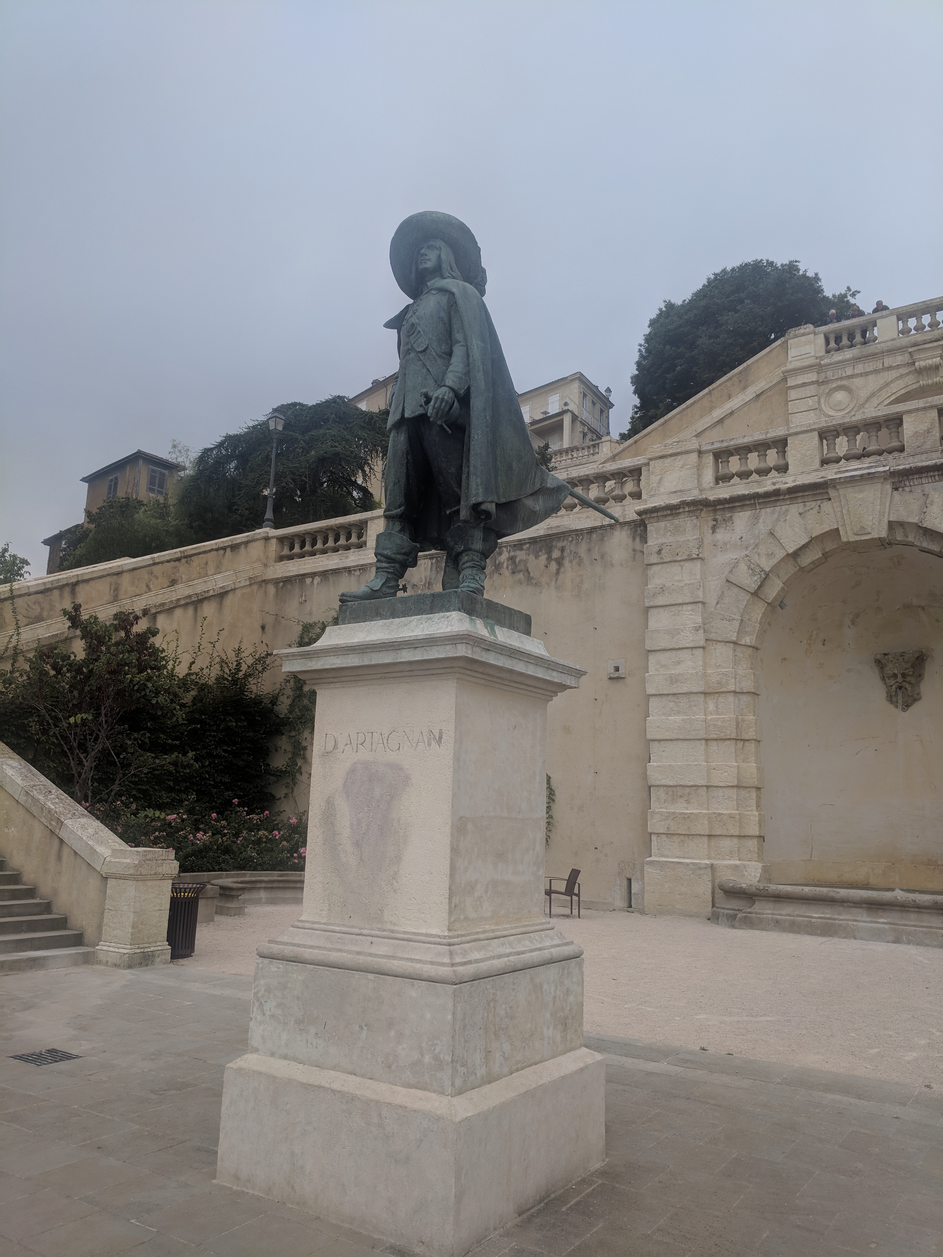 Statue of d'Artagnan in Auch