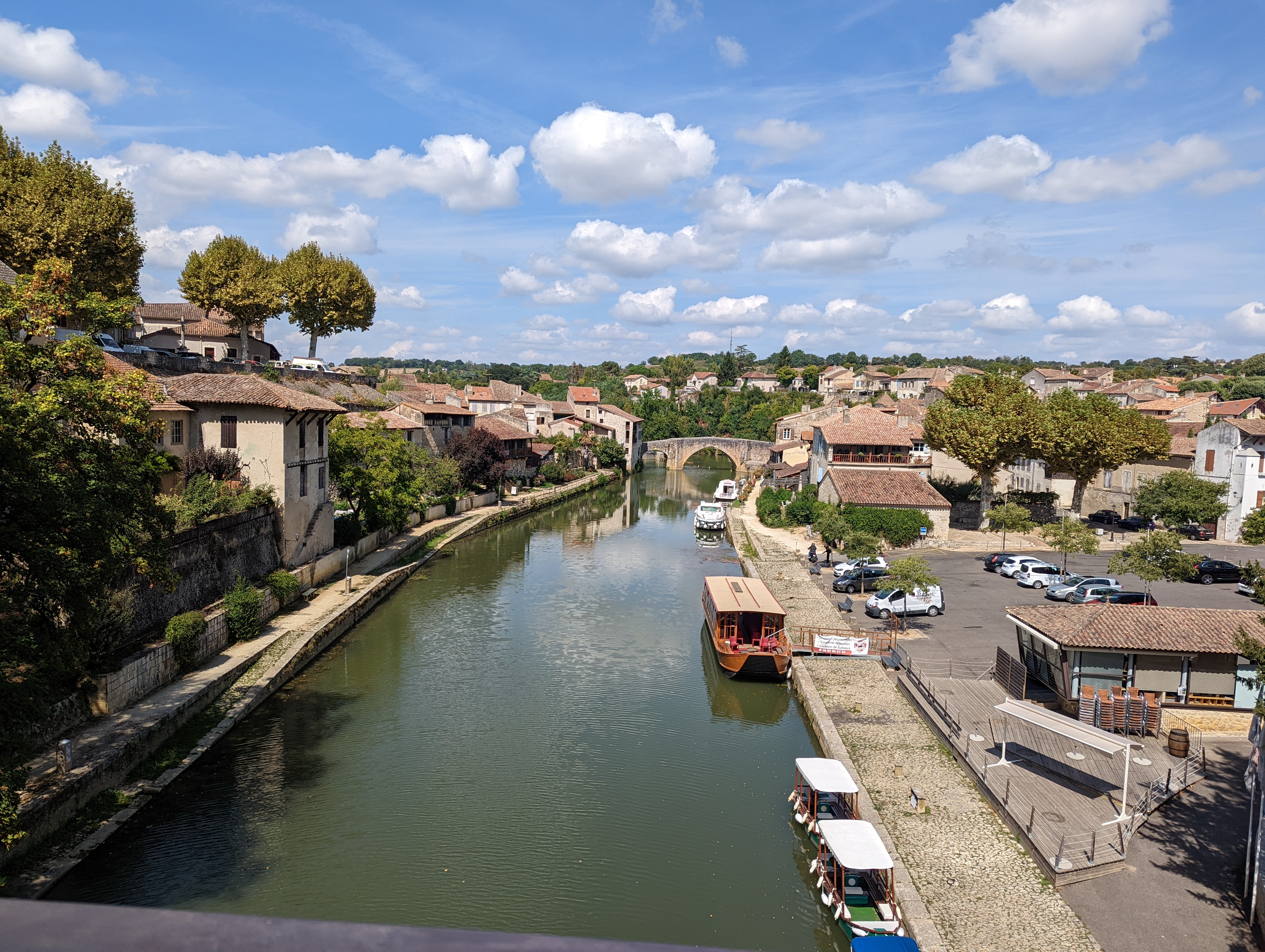 The river in Nercac France