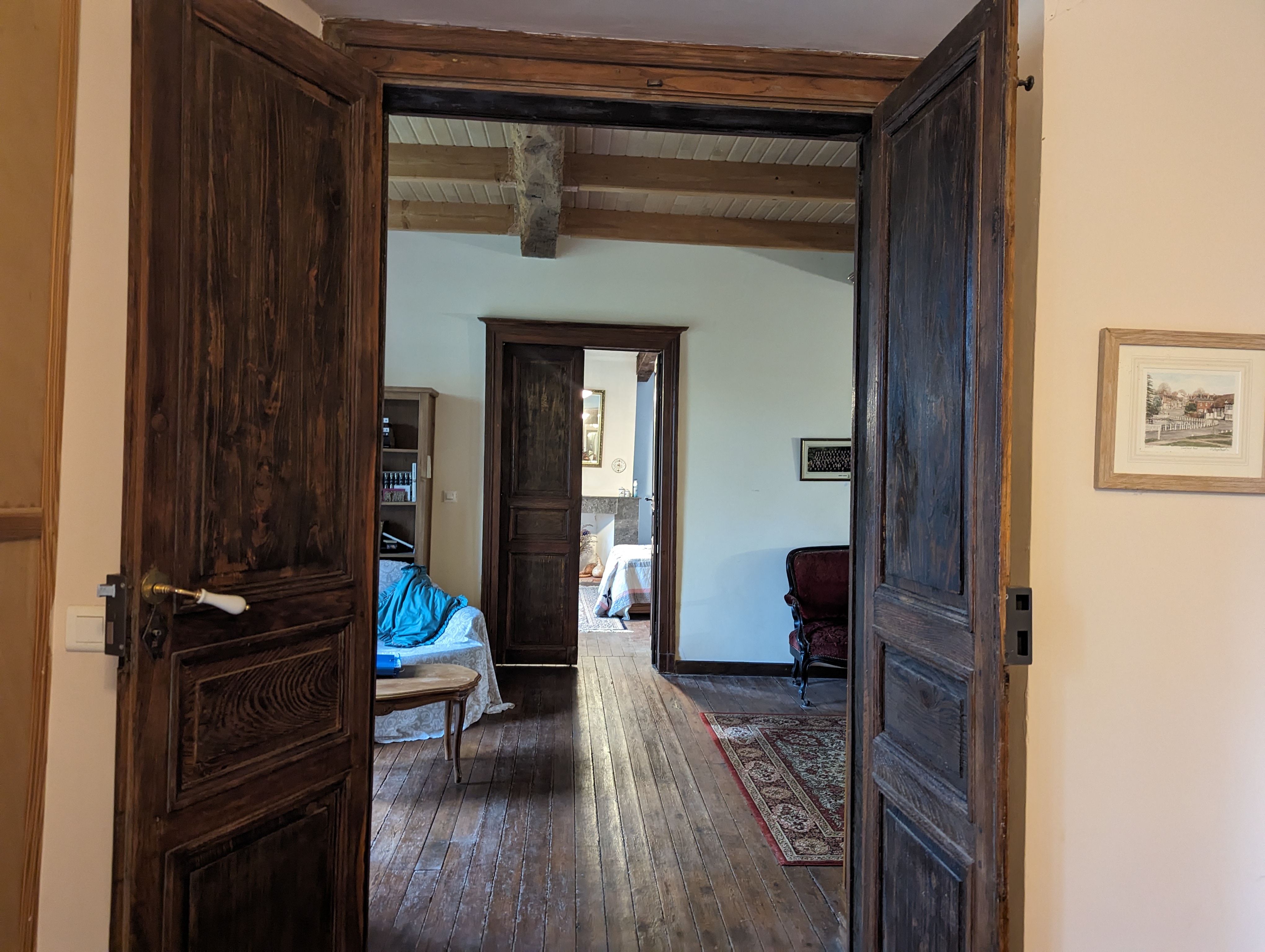 Interior of an old farmhouse