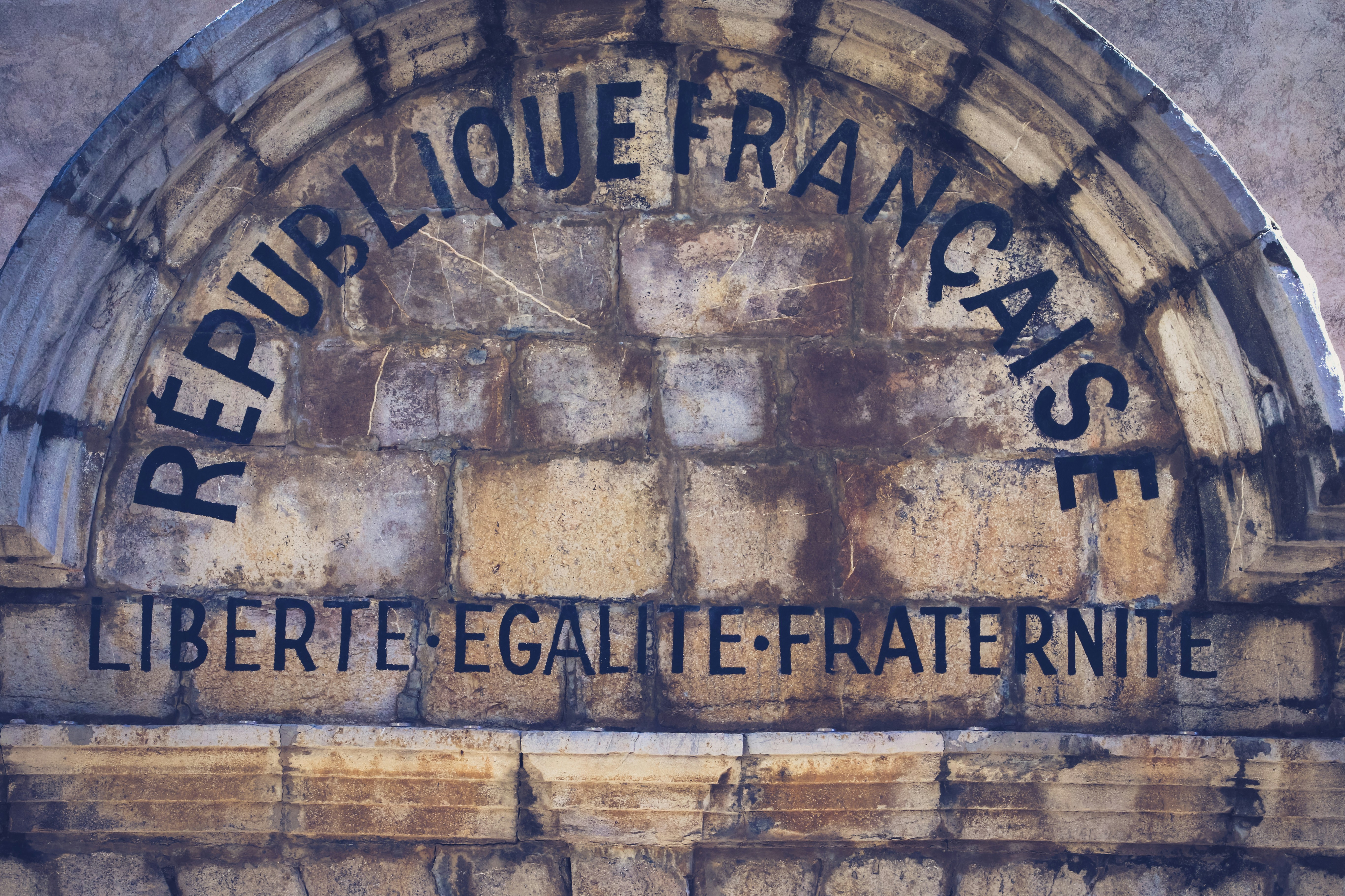 French motto sign Libertie