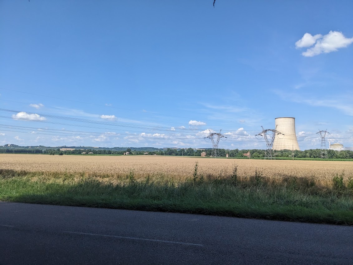 Nuclear power station Valance Sur Baise