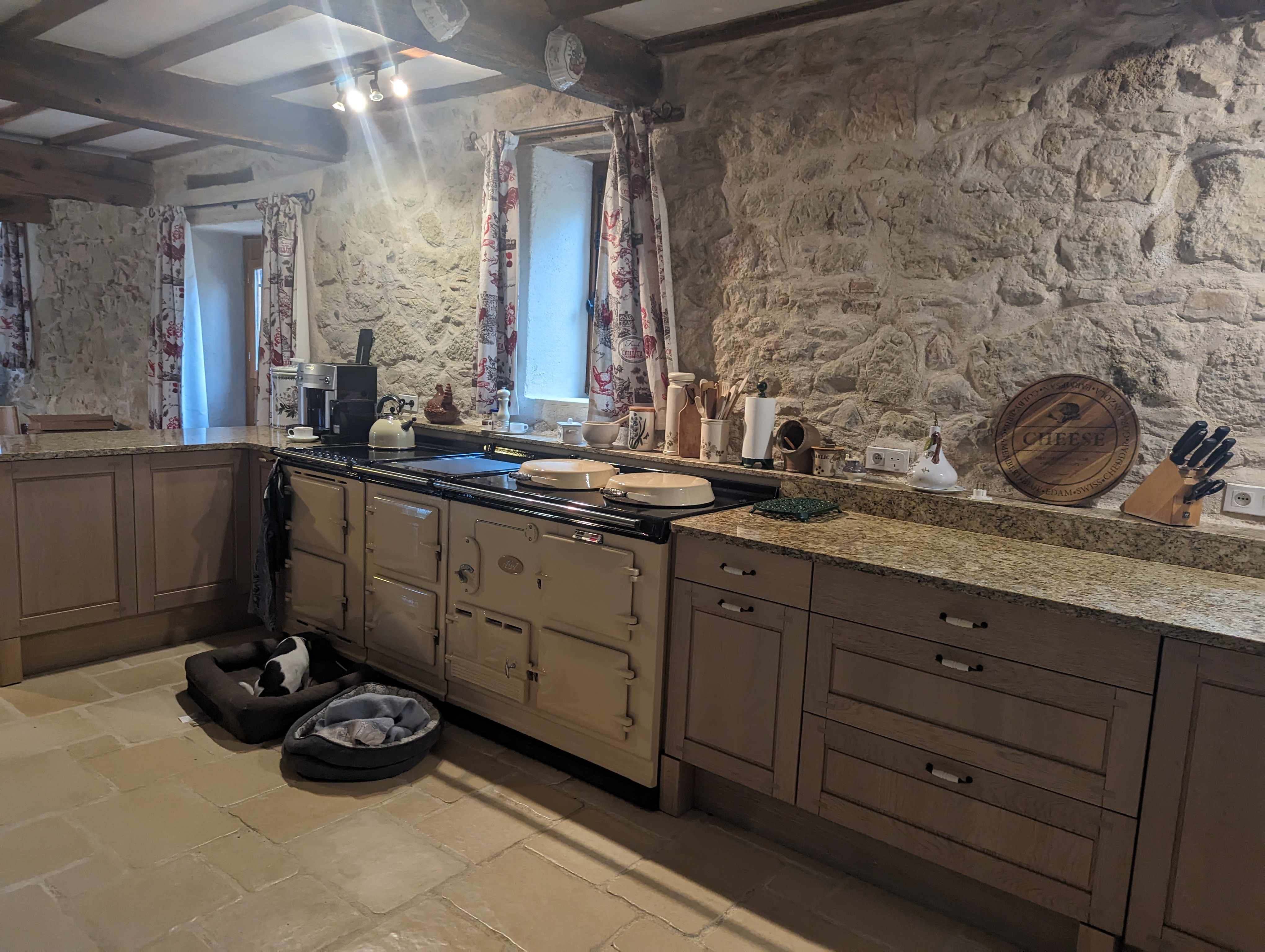 Kitchen with Aga